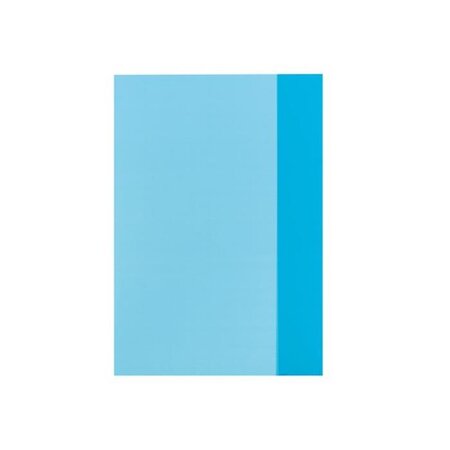 Protège-cahiers, format A4, en PP, bleu transparent HERLITZ