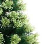vidaXL Sapin de Noël artificiel à charnières avec support 120 cm