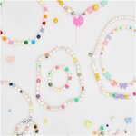 10 Perles cœur 18 mm - pastel