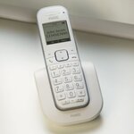 Fysic téléphone dect fx-9000 duo double blanc