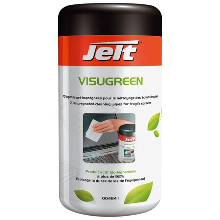 Lingette JELT - VISUGREEN - Boite de 70