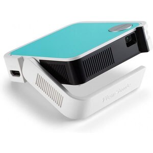 Viewsonic m1 mini vidéo-projecteur projecteur à focale courte 120 ansi lumens led wvga (854x480) blanc