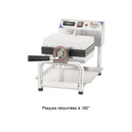 Gaufrier rotatif professionnel simple - casselin -  - acier inoxydable 386x580x305mm