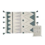 Tapis coton lavable Mini Aztèque - 70 x 100 cm