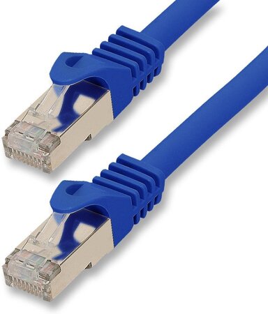 Cable Réseau RJ45 - 1,5m Catégorie 5E Droit (Bleu)