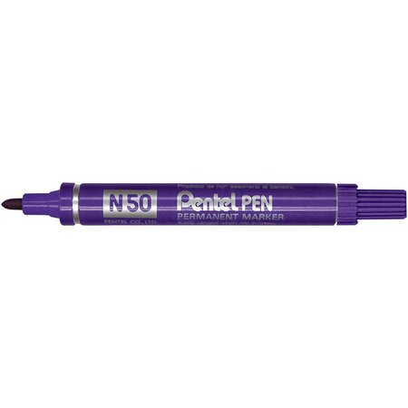 Marqueur permanent pentel pen  pointe conique  violet pentel