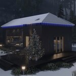 vidaXL Guirlande lumineuse à glaçons de Noël 100 Pièces Bleu Acrylique