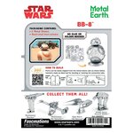 Maquette 3D métal Star Wars BB8