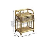 Table de chevet en rotin madiun