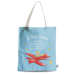 Sac pour les courses le petit prince bleu