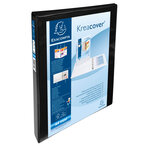 Classeur personnalisable Kreacover A4 Maxi 4 Ax Diam 15 mm Dos 38 mm Noir EXACOMPTA