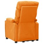 vidaXL Fauteuil jaune tissu