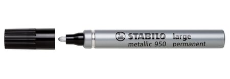 Marqueur Métallisé Permanent Pointe large 2 mm Argent STABILO