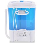 Vidaxl mini machine à laver à cuve unique 2 6 kg