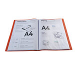 Protège-documents En Polypropylène Souple Opak 80 Vues - A4 - Rouge - X 12 - Exacompta