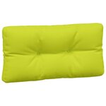 vidaXL Coussins de palette 3 Pièces vert vif tissu