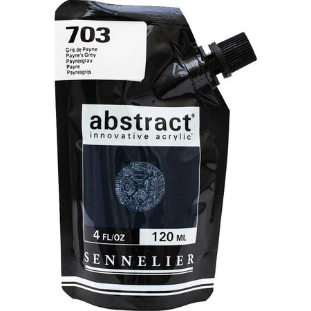 Peinture acrylique en sachet - gris de payne - sennelier