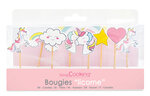 8 Bougies "Licorne"