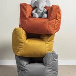 Jollein fauteuil poire gris tempête