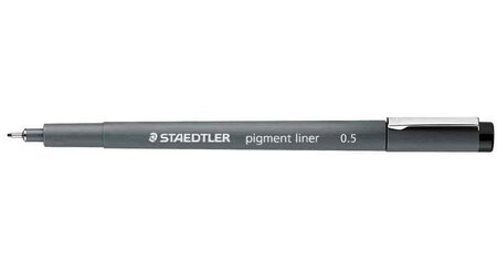 Feutre fin pigment liner 308 tracé 0 5 mm noir staedtler