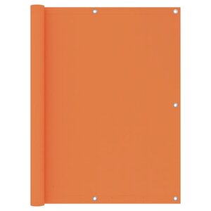 vidaXL Écran de balcon Orange 120x300 cm Tissu Oxford
