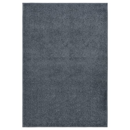 vidaXL Tapis à poils courts 200x290 cm Anthracite