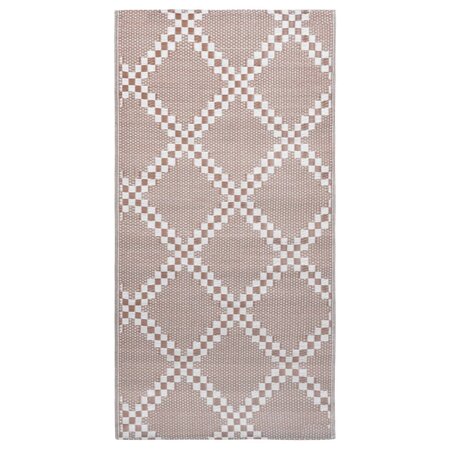 vidaXL Tapis d'extérieur Marron 160x230 cm PP