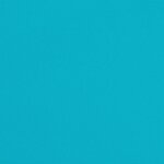 vidaXL Coussins de chaise de jardin lot de 2 turquoise 50x50x3cm tissu