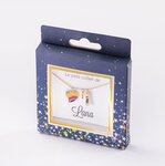 Collier prénom lana avec pendentif cœur