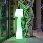Lampadaire extérieur sans fil lady blanc polypropylène h110cm