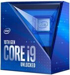 Intel core i9-10850k processeur 3 6 ghz 20 mo smart cache boîte