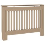vidaXL Cache-radiateur 112x19x81 cm MDF