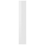 vidaXL Cloison de séparation Blanc brillant 100x24x140 cm Aggloméré