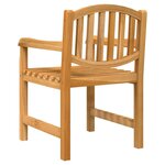 vidaXL Ensemble à dîner de jardin 3 Pièces Bois de teck massif