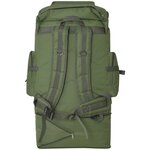 vidaXL Sac à dos en style d'armée XXL 100 L Vert