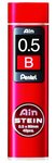 Etui de 40 Mines 0,5 mm AIN STEIN C275 dureté B PENTEL