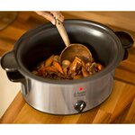 Russell hobbs mijoteuse cook@home avec casserole chauffante 3 5 l