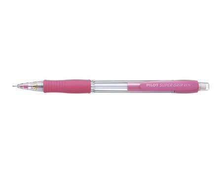 Porte-mine SUPERGRIP H185 0,5 mm Plastique Grip Caoutchouc Rose x 12 PILOT