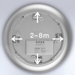 Steinel Plafonnier à capteur DL Vario Quattro LED WW Argenté 035440