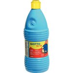 Carton de 8 flacons de 1L de gouache GIOTTO be-bè couleurs assorties