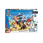 Pat patrouille - puzzle 100 pieces - les aventures de la pat'patrouille - nathan