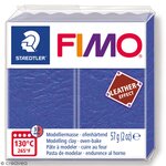 Pâte Fimo Cuir 57 g Leather Effect Indigo 8010.309