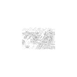 Coloriage géant 'la ville' 80 x 120 cm bouchut