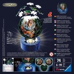 Puzzle 3d ball 72 p illuminé - les grands félins