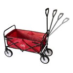 Chariot de plage rouge pliant AB100 Foldable Beachwagon Red