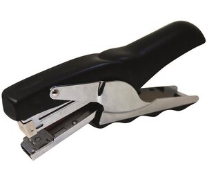 Pince agrafeuse TELMA N° 24/6 - 26/6 - Capot plastique noir - Corps métal SAFETOOL