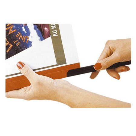 Baguettes pour reliure manuelle 3-6 mm noir (lot de 50)