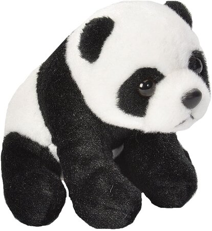 Peluche Panda De 15 Cm Noir Blanc