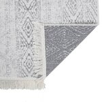 vidaXL Tapis Gris clair 80x150 cm Coton