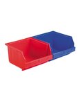(lot   12 bacs) bac à bec plastique haute résistance jaune 347 x 210 x 150mm